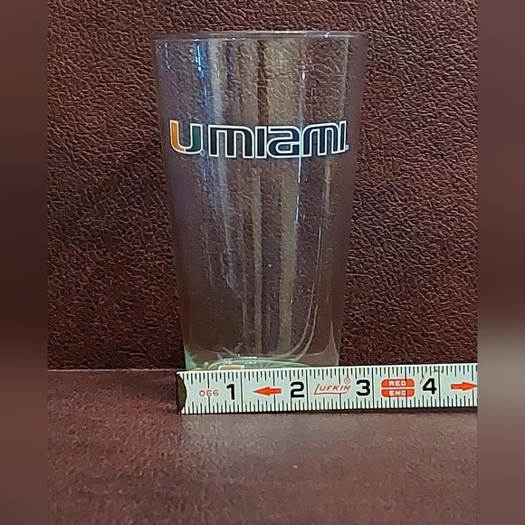 Vintage University of Miami Hurricanes Tumbler Collector Glass - Picture 8 of 9